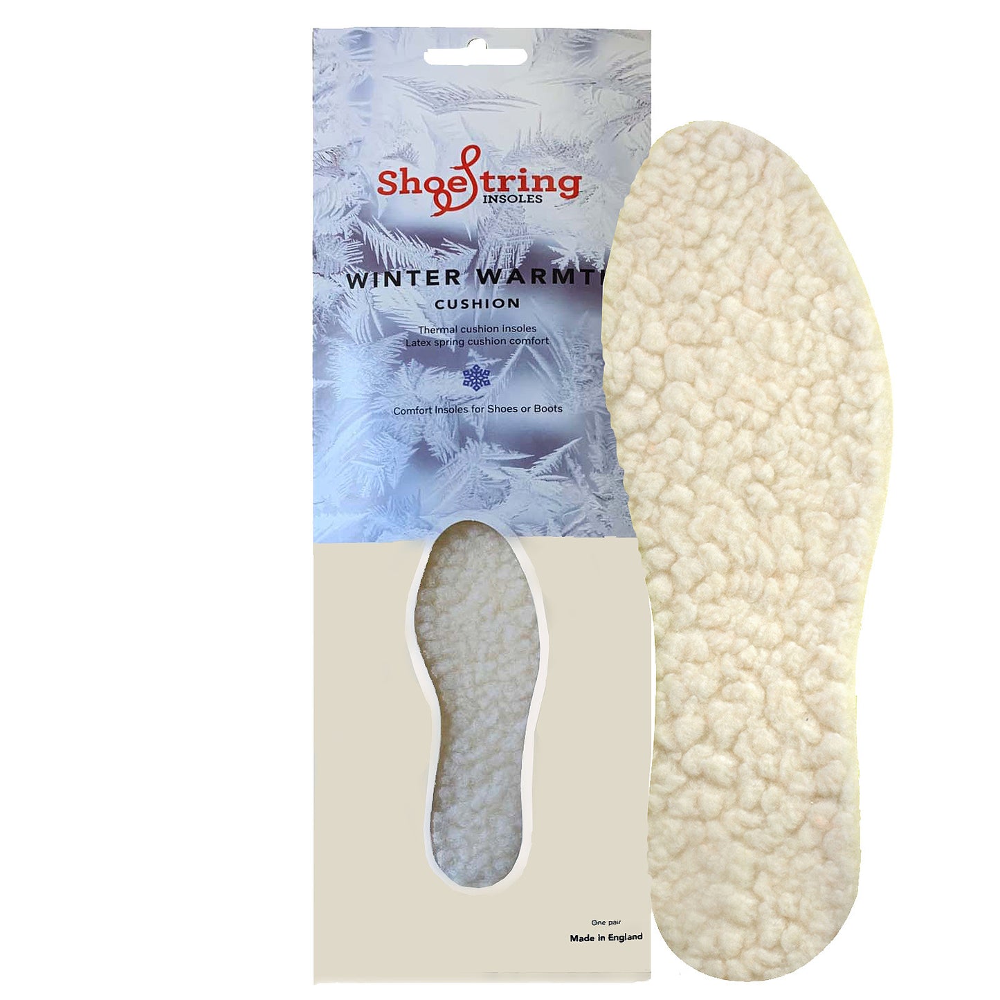 Shoe String | Winter Warmth Insoles | Cut to Size EU 36-46