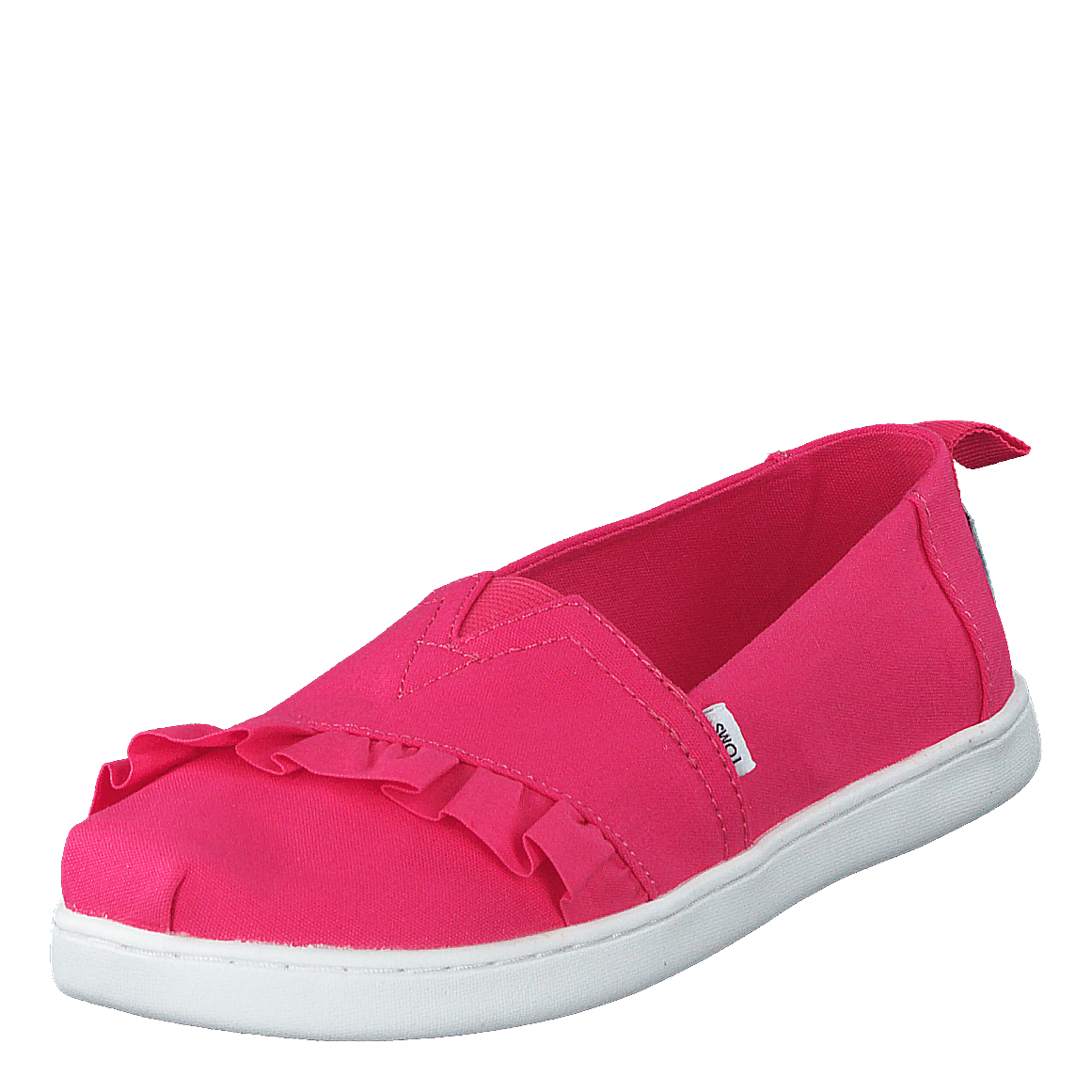 TOMS Girls Alpargata Ruffle Raspberry Pitter Patter Kids