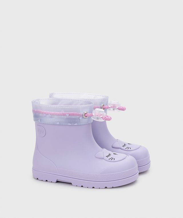 Igor | Mendi Gato (Cat) | W10322 | Girls Wellies | Malva | Waterproof