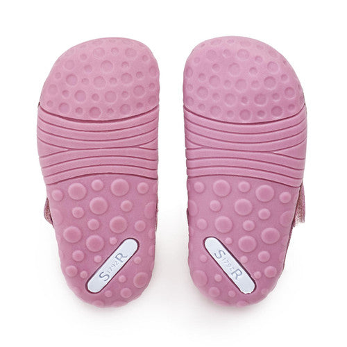 Start-Rite | Wiggle | Girls Velcro Pre Walker | Pink Nubuck/Patent