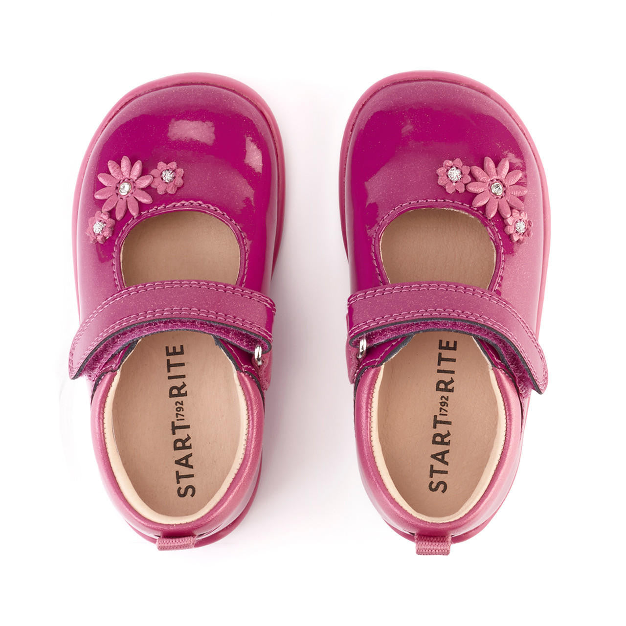 Start-Rite | Fairy Tale | Girls Velcro Shoe | Berry Glitter Patent