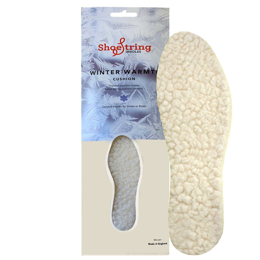 Shoe String | Winter Warmth Insoles | Cut to Size EU 36-46