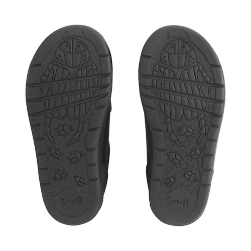 Start-Rite | Hat-Trick | Boys Velcro School Shoe | Black Leather