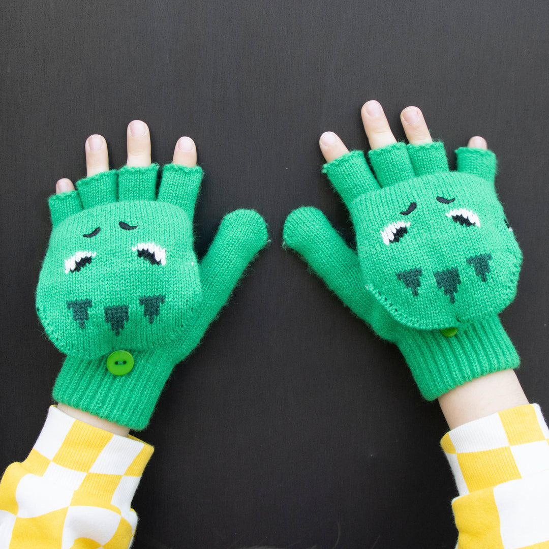 Rockahula | M2080G-1 | T-Rex | Knitted Gloves | 3-6years