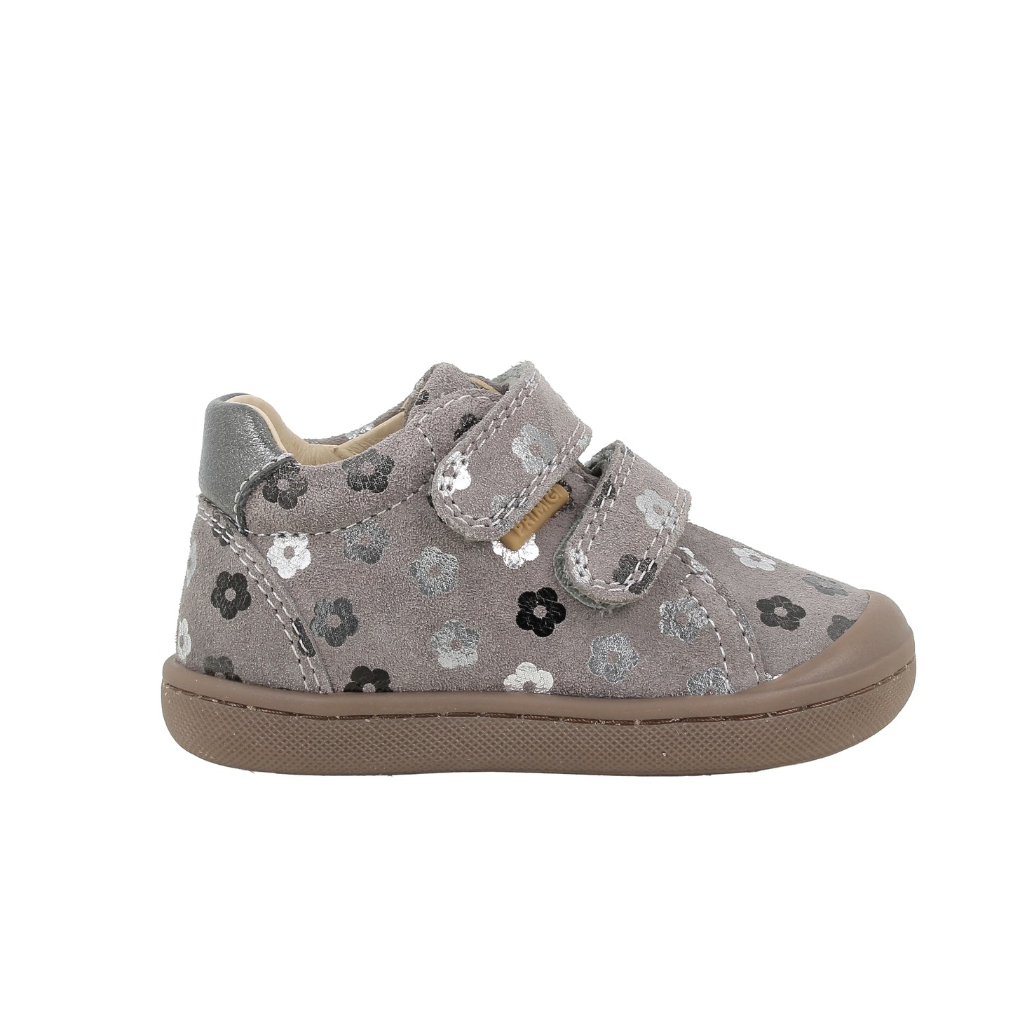 Primigi | 2400077 | Baby Snail | Girls Velcro Ankle Boot | Grey/Silver