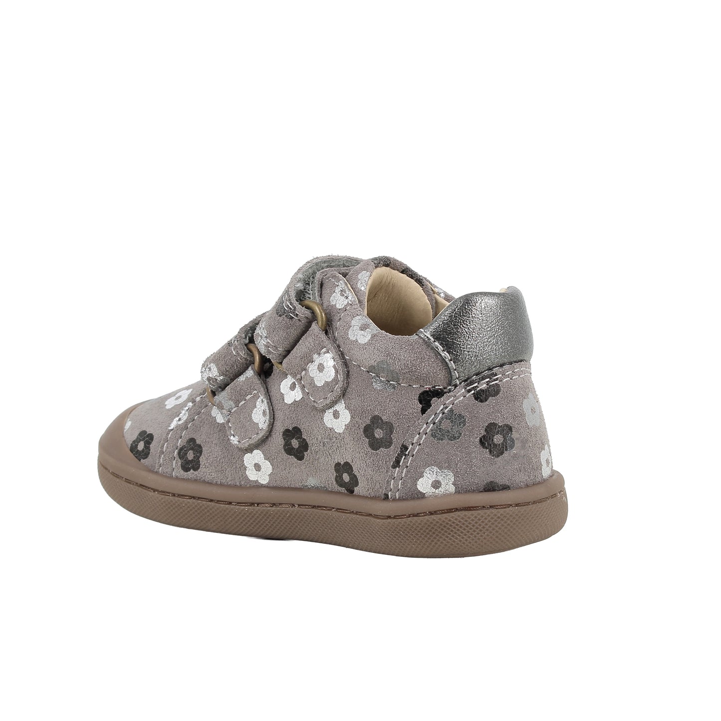 Primigi | 2400077 | Baby Snail | Girls Velcro Ankle Boot | Grey/Silver