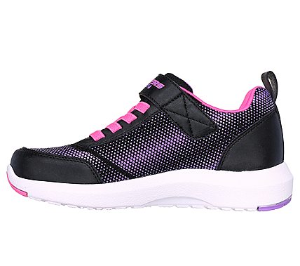 Skechers Dynamic Tread Journey Time Waterproof Girls Trainer Black Hot Pink