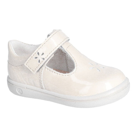Ricosta | Winona | Girls T-Bar Velcro Shoe | Cream
