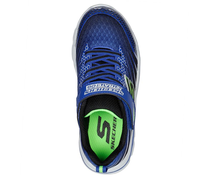 Skechers Kids Nitrate Zulvox Boys Trainer Royal Black