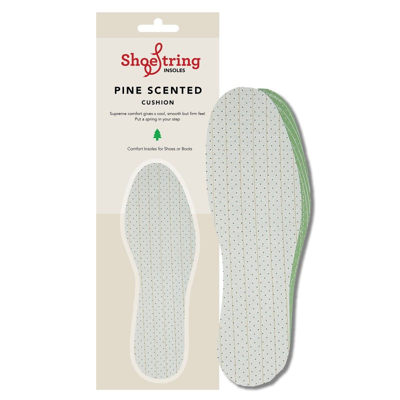 Shoe String | Pine Scented Insoles | Cut To Size | Adults