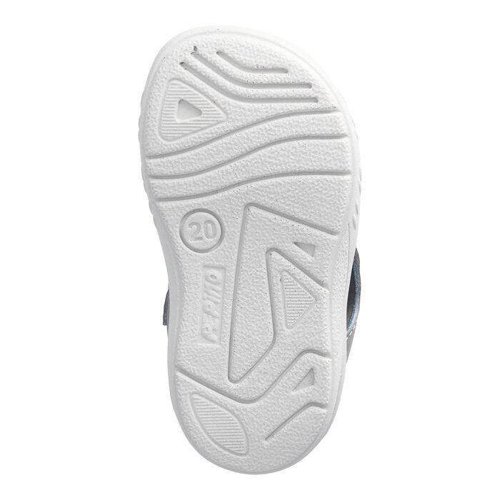 Ricosta | Mantu | Machine Washable / Water Friendly Boys Velcro Sandal | Graphite / Petrol