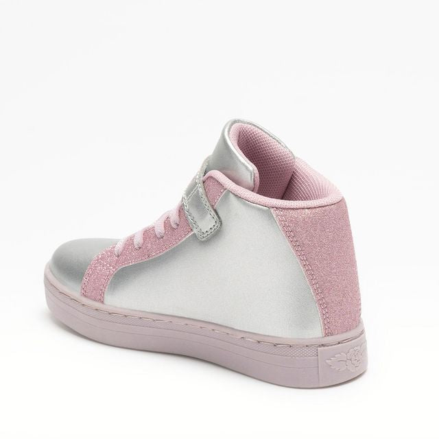 Lelli Kelly | LKAA5216 | Miriam | Girls Hi Top Boot | Silver/Pink