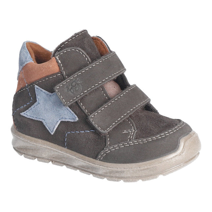 Ricosta | Kimi | Boys Velcro Ankle Boot | Cafe Suede / Nubuck
