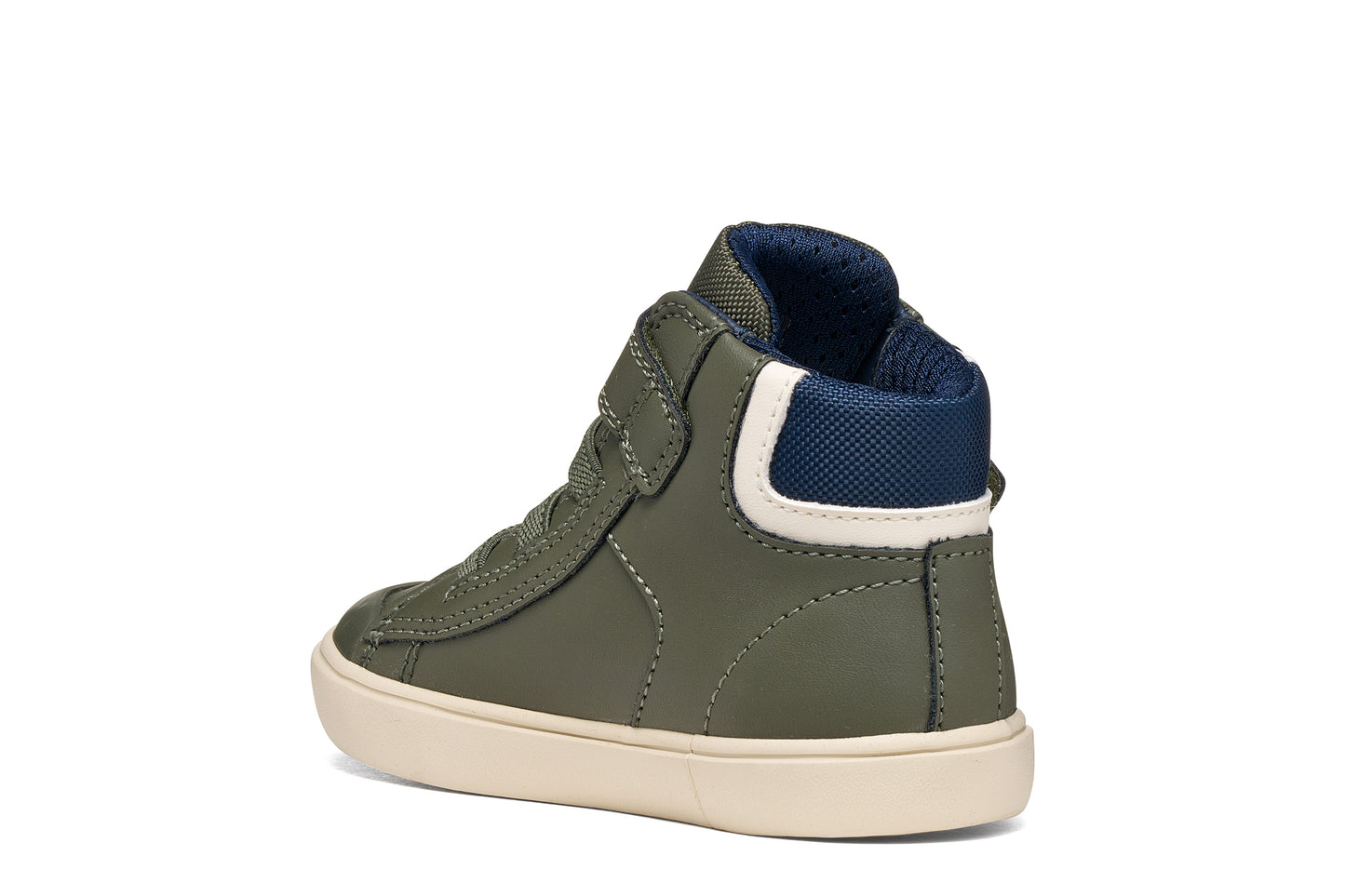 Geox | B461NA | B Gisli Boy | Boys Casual High Top | Dark Green/Navy