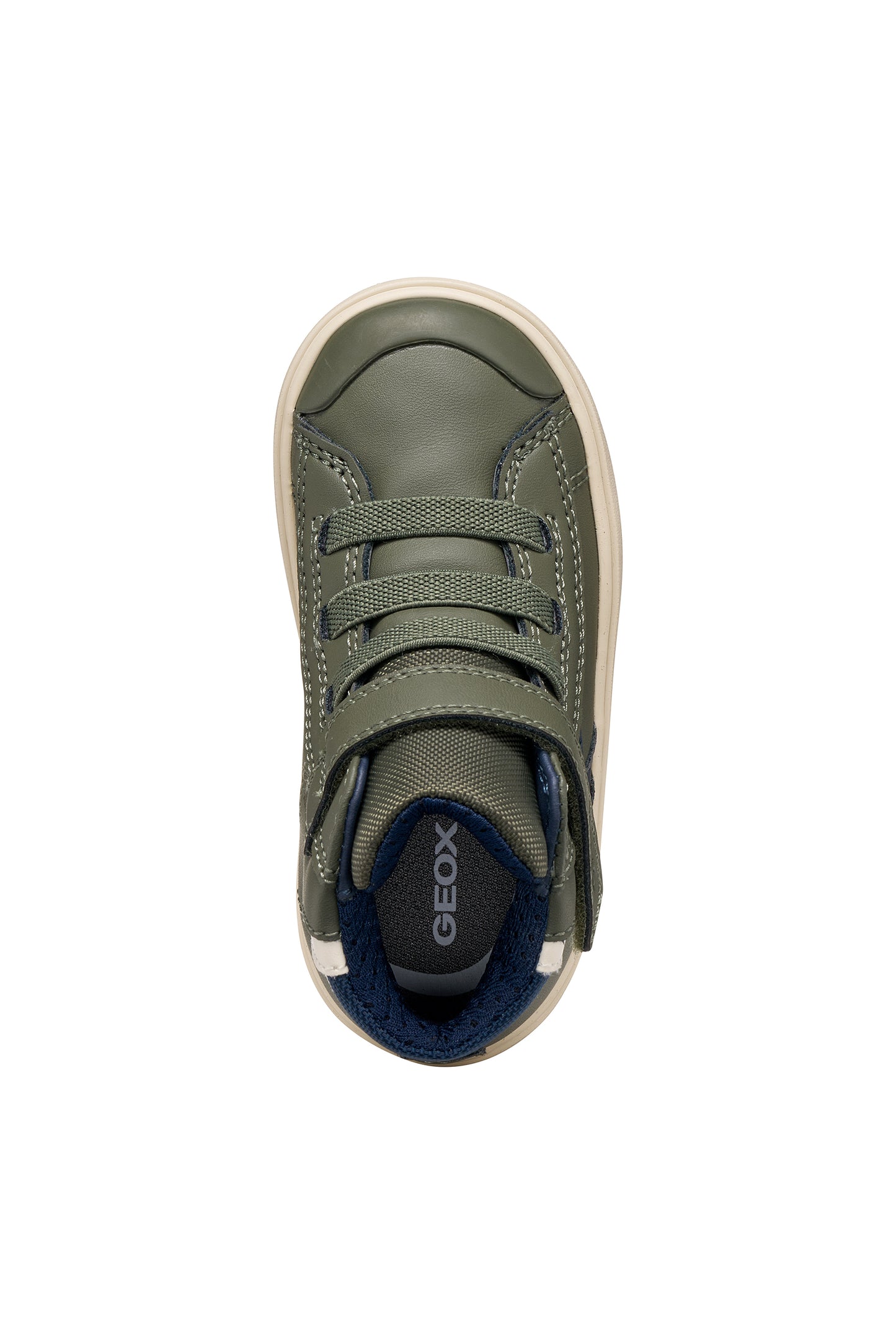 Geox | B461NA | B Gisli Boy | Boys Casual High Top | Dark Green/Navy