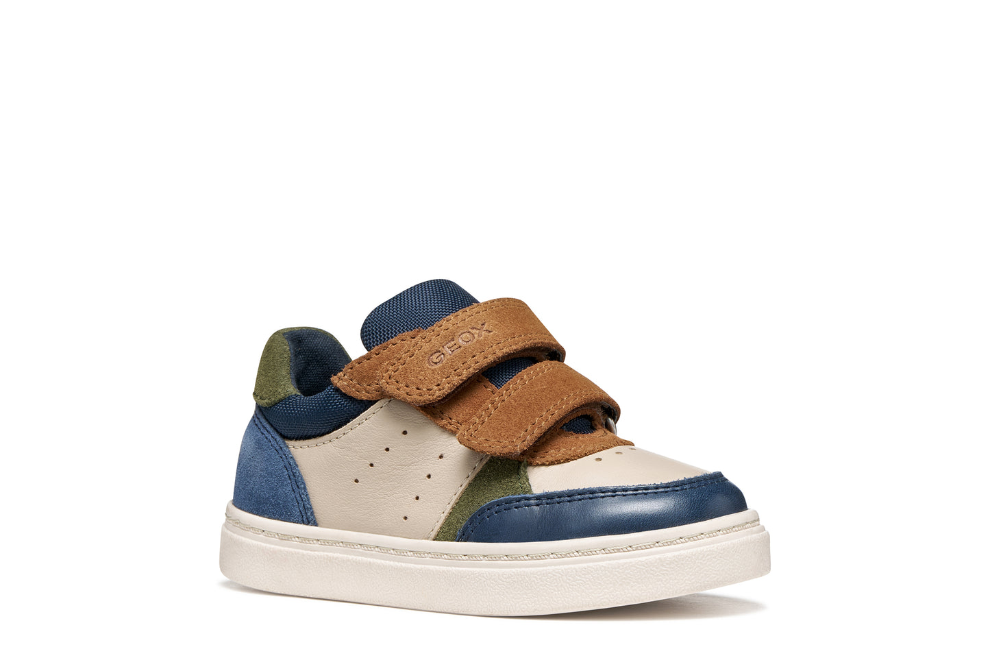 Geox | B465NC | B Nashik Boy | Boys Casual Shoe | Beige/Navy