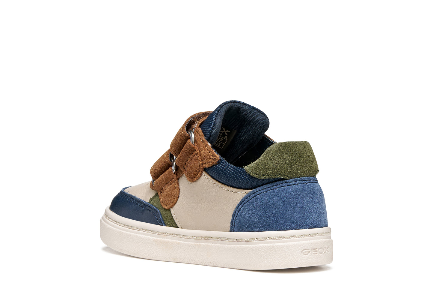 Geox | B465NC | B Nashik Boy | Boys Casual Shoe | Beige/Navy