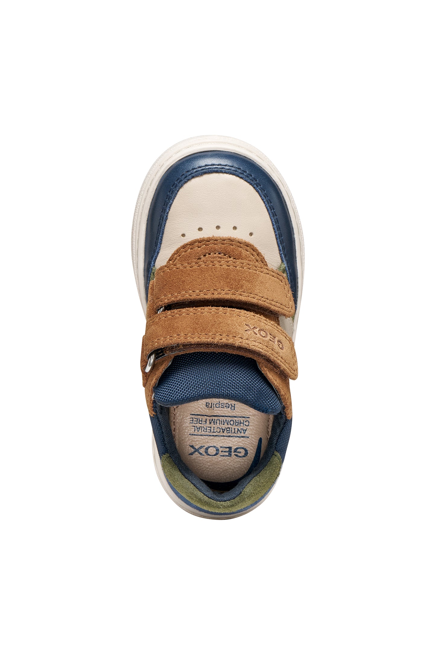 Geox | B465NC | B Nashik Boy | Boys Casual Shoe | Beige/Navy