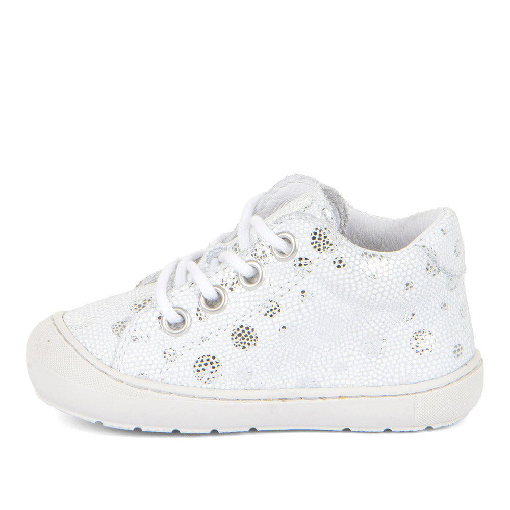 Froddo | Ollie Laces | G2130307-5 | Girls Lace Ankle Boot | White Shine