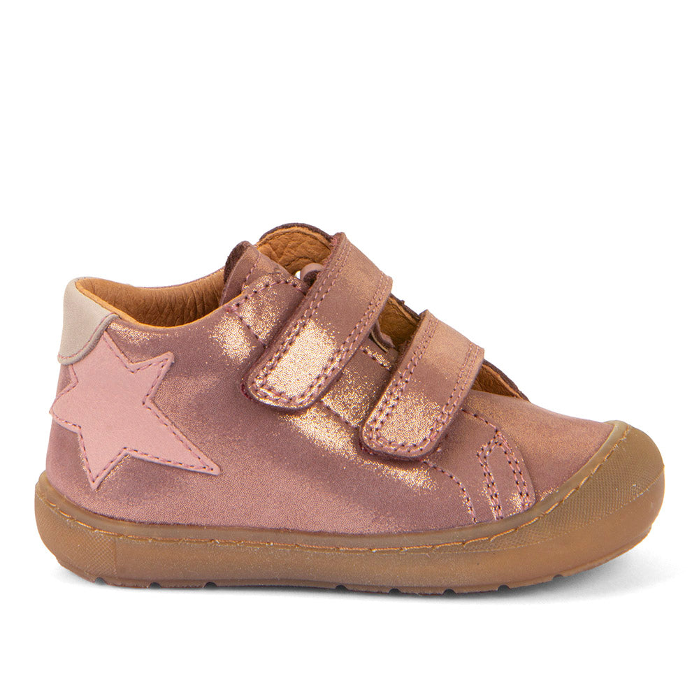 Froddo | Ollie S Star | G2130371-8 | Girls Velcro Boot | Pink/Gold