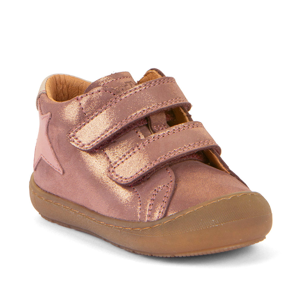 Froddo | Ollie S Star | G2130371-8 | Girls Velcro Boot | Pink/Gold