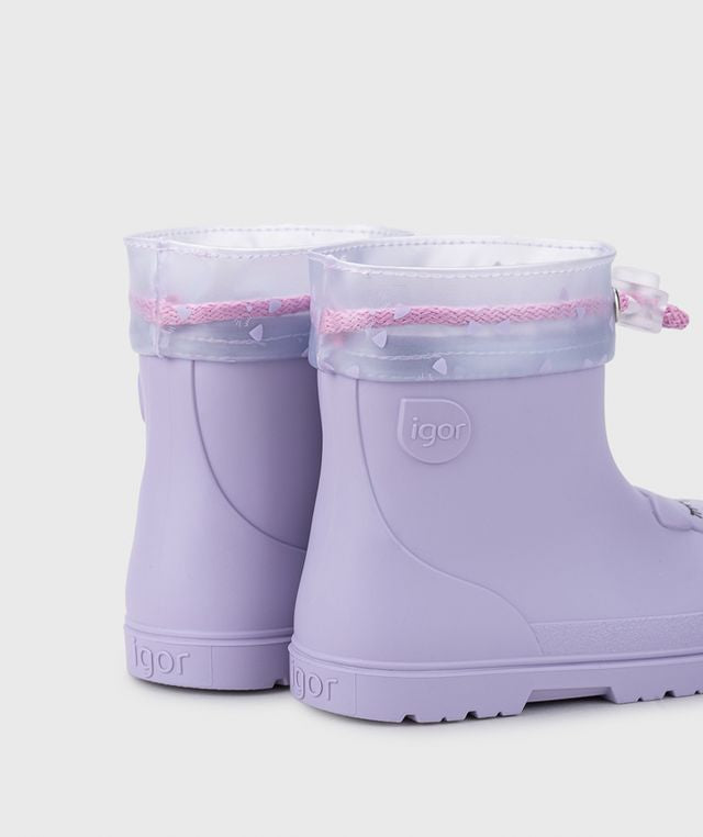 Igor | Mendi Gato (Cat) | W10322 | Girls Wellies | Malva | Waterproof