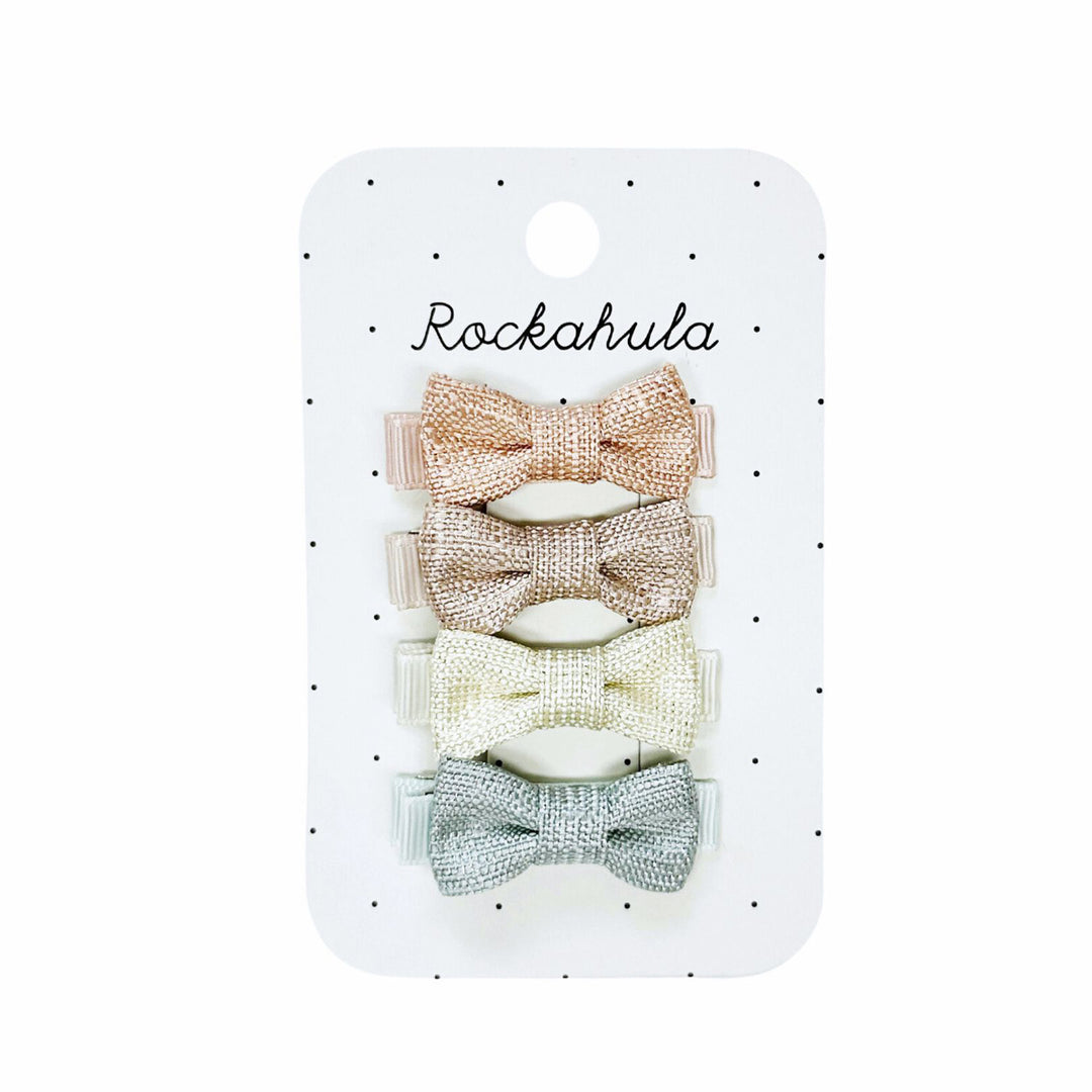 Rockahula | Nordic Shimmer | Mini Bow Clips
