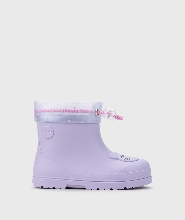 Igor | Mendi Gato (Cat) | W10322 | Girls Wellies | Malva | Waterproof
