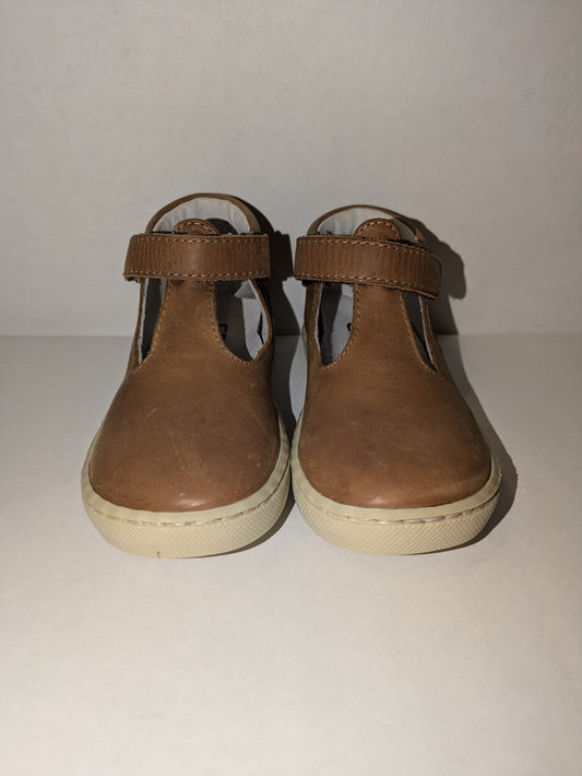 GBB | Boys T-Bar Shoes | Tan | Size EU24 / UK7