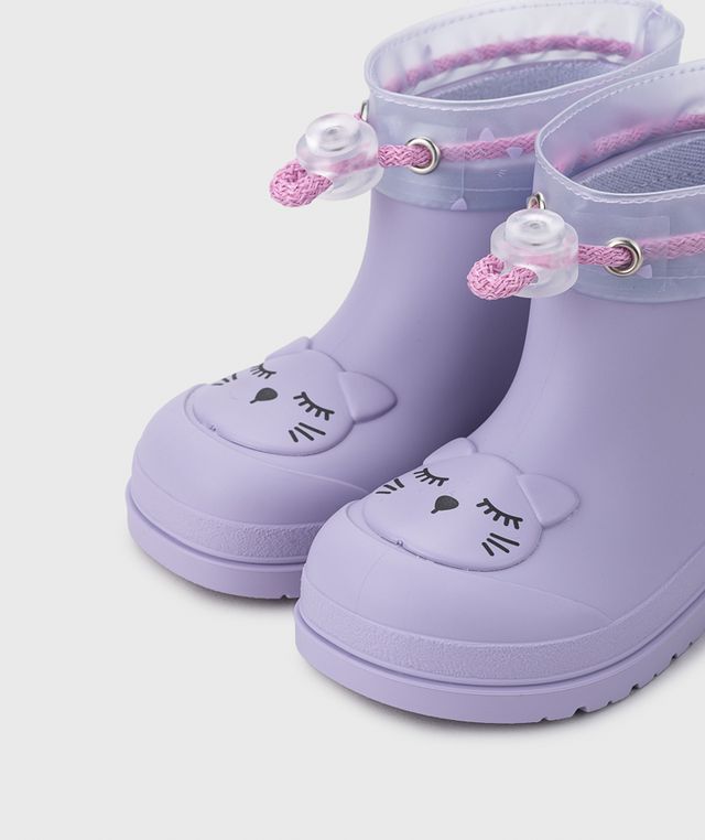 Igor | Mendi Gato (Cat) | W10322 | Girls Wellies | Malva | Waterproof