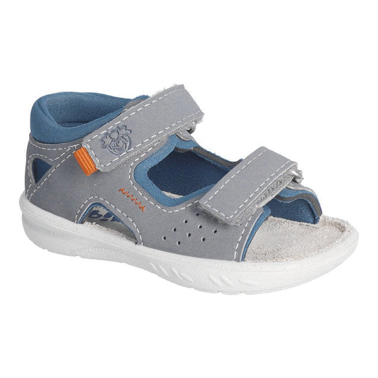 Ricosta | Mantu | Machine Washable / Water Friendly Boys Velcro Sandal | Graphite / Petrol