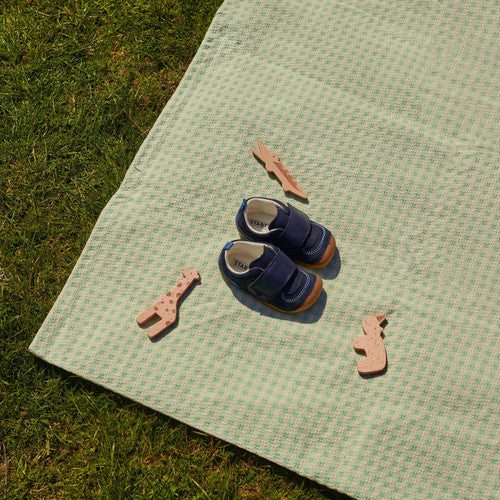 Start-Rite | Chuckle | Boys Velcro Pre-Walker | Navy Nubuck Leather