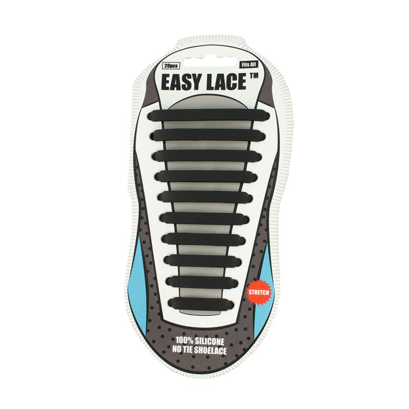 Image of pair of silicone stretch laces by Easy Lace.