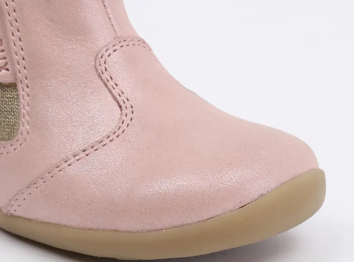 Bobux Step Up Jodhpur Boot Champagne Shimmer Pitter Patter Kids