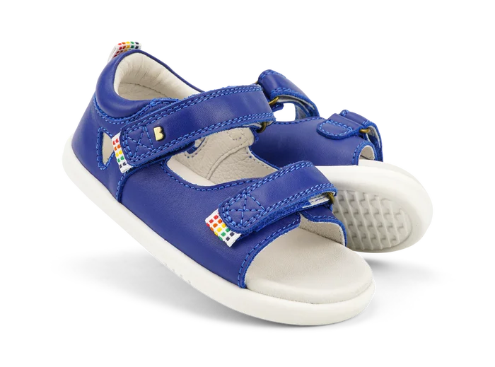 Bobux Step Up Rise Boys Velcro Sandal Blueberry Pitter Patter Kids