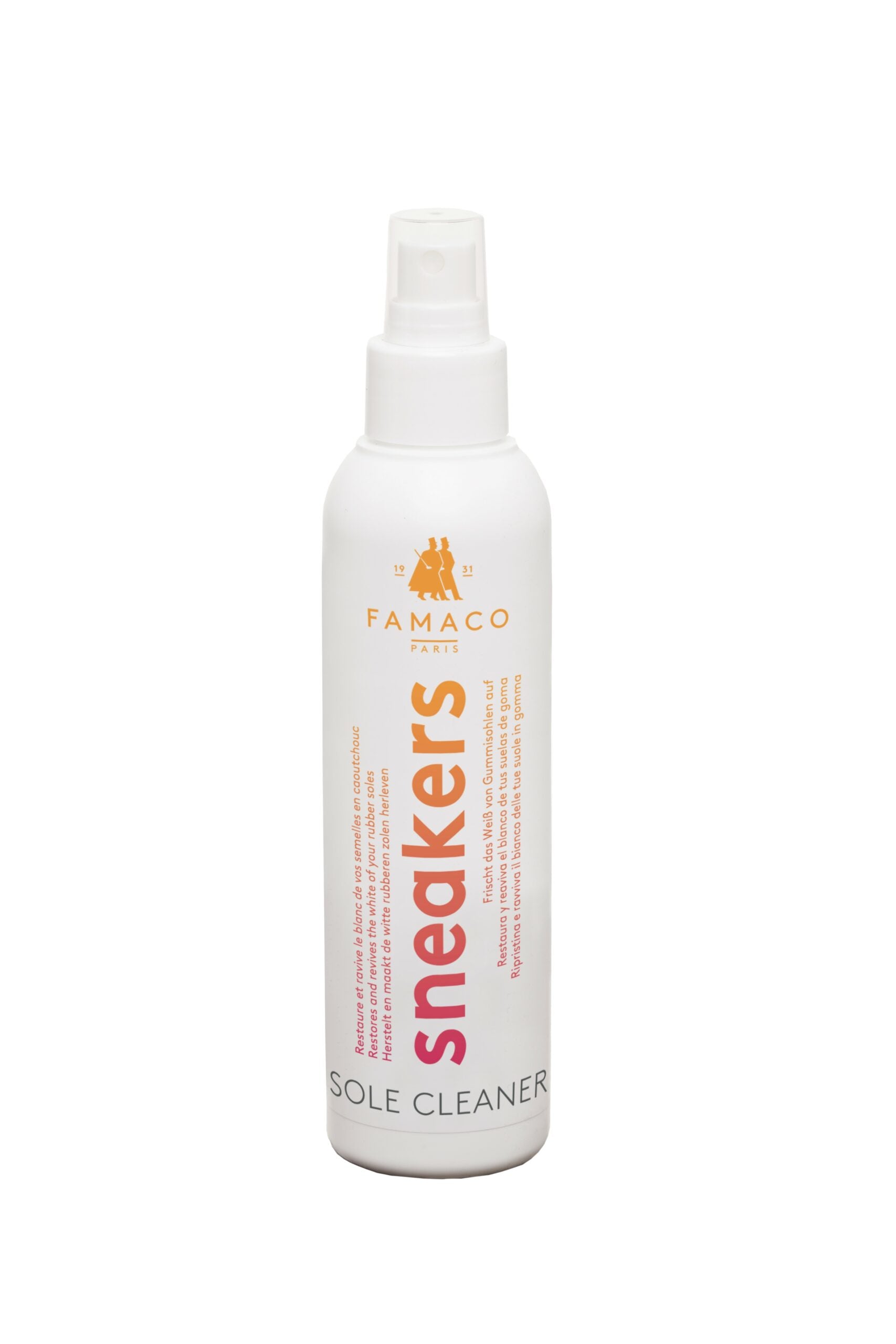 A sneakers sole cleaner spray by Famaco.