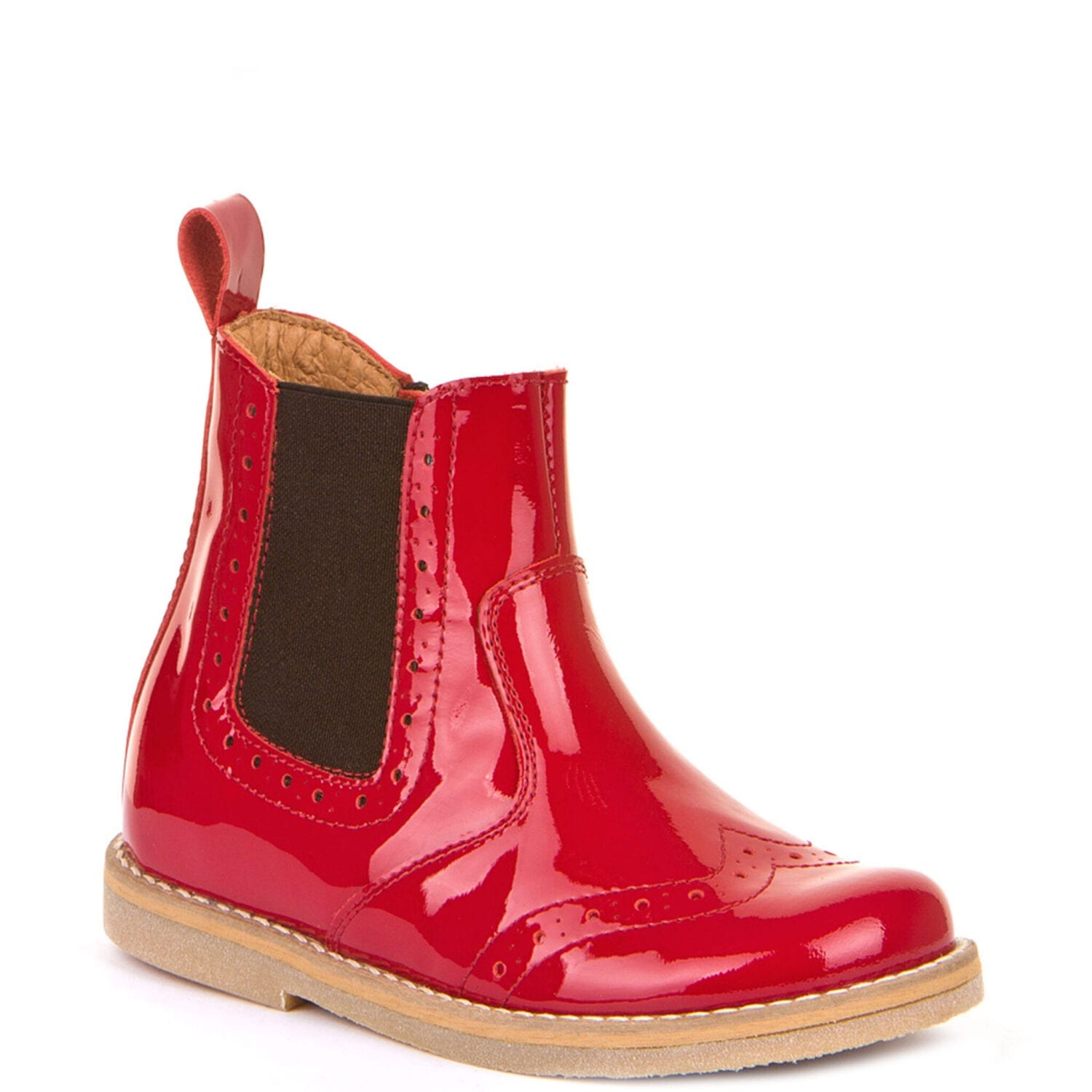 Froddo Chelys G316010010 Girls Chelsea Boot Red Patent