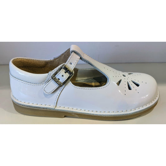 Start-Rite | Tea Party | Girls T-Bar Shoe | White Patent Leather